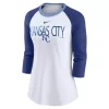 Nike Women's Kansas City Royals Raglan Split T-Shirt -CHAMPRO SHOP 19480155055