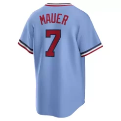 Nike Minnesota Twins Joe Mauer #7 Cooperstown Jersey -CHAMPRO SHOP 19480382924 1