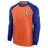 Nike Denver Broncos Retro Raglan Crewneck
