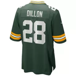 Nike Green Bay Packers AJ Dillon #28 Game Jersey -CHAMPRO SHOP 19480448488 1