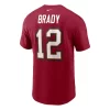 Nike Tampa Bay Buccaneers Tom Brady #12 Name & Number T-Shirt -CHAMPRO SHOP 19480482276