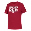 Adidas Kids' Nebraska Cornhuskers Go Big Red T-Shirt -CHAMPRO SHOP 19481200505