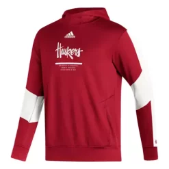 Adidas Nebraska Cornhuskers Sideline PO Hoodie