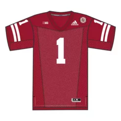 Adidas Nebraska Cornhuskers #1 Premier Football Jersey
