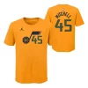 Nike Kids' Utah Jazz Donovan Mitchell Name & Number T-Shirt