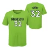 Nike Kids' Minnesota Timberwolves Karl-Anthony-Towns Name & Number T-Shirt -CHAMPRO SHOP 19492007945