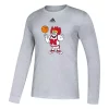 Adidas Nebraska Cornhuskers Herbie Basketball Long Sleeve Shirt -CHAMPRO SHOP 19493411591