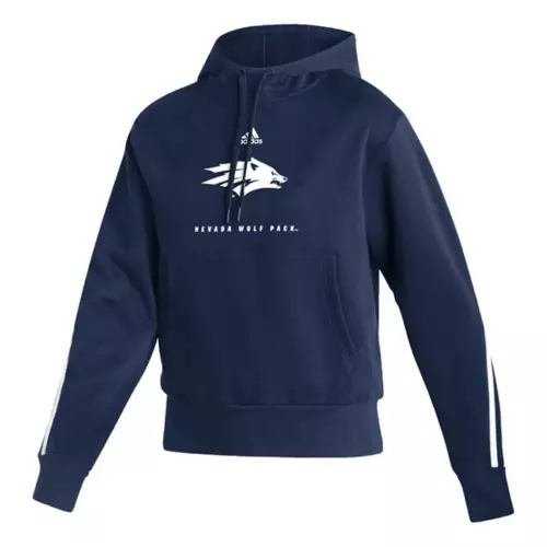 Adidas Women's Nevada Wolf Pack Fashion 3 Hoodie 3 Adidas Women's Nevada Wolf Pack Fashion 3 Hoodie