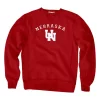 Blue 84 Nebraska Cornhuskers Crispy Crust Crewneck Sweatshirt