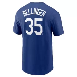 Nike Los Angeles Dodgers Cody Bellinger #35 City Connect Name & Number T-Shirt -CHAMPRO SHOP 19513611154 1
