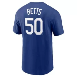 Nike Los Angeles Dodgers Mookie Betts #50 City Connect Name & Number T-Shirt -CHAMPRO SHOP 19513672185 1