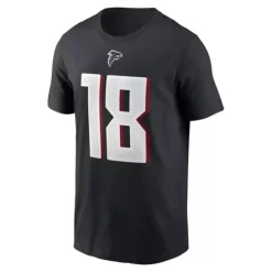 Nike Atlanta Falcons Calvin Ridley #18 Name & Number T-Shirt -CHAMPRO SHOP 19513709456 1