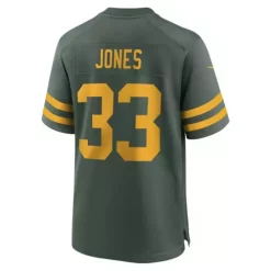 Nike Green Bay Packers Aaron Jones #33 Color Rush Game Jersey -CHAMPRO SHOP 19513744812