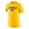 Nike Jordan Michigan Wolverines Family Verbage T-Shirt -CHAMPRO SHOP 19524302763