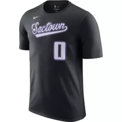 Nike Sacramento Kings Tyrese Haliburton #0 City Edition Mixed Moment Tape Name & Number T-Shirt -CHAMPRO SHOP 19524415258 1