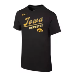 Nike Girls' Iowa Hawkeyes Script T-Shirt