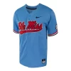 Nike Mississippi Rebels Replica Baseball Jersey -CHAMPRO SHOP 19557186293