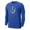 Nike Air Force Falcons Football Icon Long Sleeve T-Shirt -CHAMPRO SHOP 19557196122