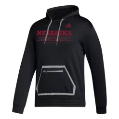 Adidas Nebraska Cornhuskers Locker Room Authentic Football Hoodie