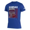 Adidas Kansas Jayhawks Basketball Clutch T-Shirt