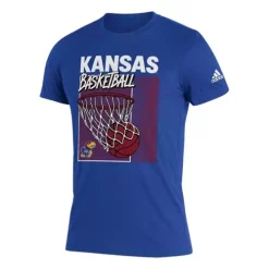 Adidas Kansas Jayhawks Basketball Clutch T-Shirt