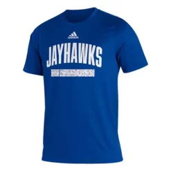 Adidas Kansas Jayhawks Locker Room Fill In T-Shirt