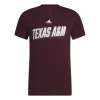 Adidas Texas A&M Aggies Slant Word T-Shirt -CHAMPRO SHOP 19574309290