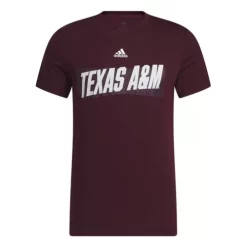 Adidas Texas A&M Aggies Slant Word T-Shirt
