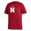 Adidas Nebraska Cornhuskers Logo T-Shirt -CHAMPRO SHOP 19574337523