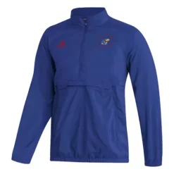 Adidas Kansas Jayhawks Sideline Woven 1/4 Zip Top