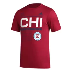 Adidas Chicago Fire FC Pregame Club T-Shirt