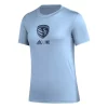Adidas Women's Sporting Kansas City Pregame Icon T-Shirt -CHAMPRO SHOP 19574954536