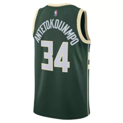 Nike Milwaukee Bucks Giannis Antetokounmpo #34 2022 Icon Edition Swingman Jersey