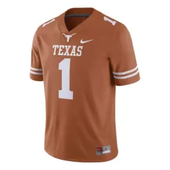 Nike Texas Longhorns #1 Game Football Jersey