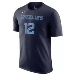 Nike Memphis Grizzlies Ja Morant #12 Icon Edition Name & Number T-Shirt -CHAMPRO SHOP 19614742684 1