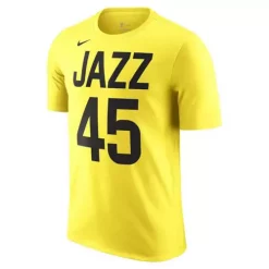 Nike Utah Jazz Donovan Mitchell #45 Icon T-Shirt -CHAMPRO SHOP 19614754101 1