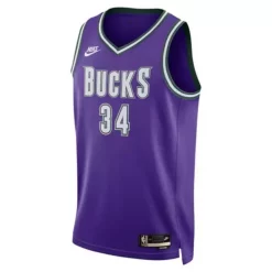 Nike Milwaukee Bucks Giannis Antetokounmpo #34 Hardwood Classic Jersey -CHAMPRO SHOP 19615005809 1