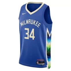 Nike Milwaukee Bucks Giannis Antetokounmpo #34 2022 City Edition Jersey -CHAMPRO SHOP 19615006425 1