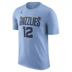 Nike Memphis Grizzlies Ja Morant #12 Statement Name & Number T-Shirt -CHAMPRO SHOP 19615114660 1