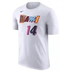 Nike Miami Heat Tyler Herro #14 2022 City Editon Name & Number T-Shirt -CHAMPRO SHOP 19615119245 1