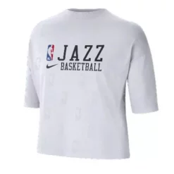 Nike Women's Utah Jazz Courtside Boxy Shirt