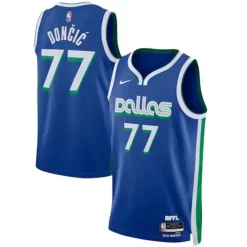 Nike Dallas Mavericks Luka Doncic #77 2022 City Edition Jersey