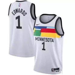 Nike Minnesota Timberwolves Anthony Edwards #1 2022 City Edition Jersey