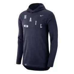 Nike Michigan Wolverines Hooded DriFit Long Sleeve Shirt