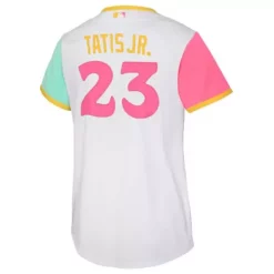 Nike Kids' San Diego Padres Fernando Tatis Jr #23 City Connect Jersey 7 Nike Kids' San Diego Padres Fernando Tatis Jr #23 City Connect Jersey -CHAMPRO SHOP 19618039458 2