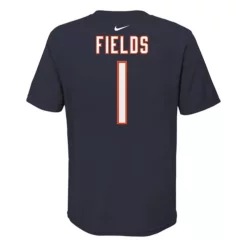 Nike Kids' Chicago Bears Justin Fields #1 Name & Number T-Shirt -CHAMPRO SHOP 19618050208 1