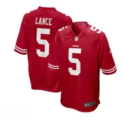 Nike Kids' San Francisco 49ers Trey Lance #5 Game Jersey