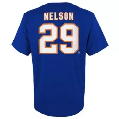 Nike Genuine Stuff Kids' New York Islanders Brock Nelson #29 Name & Number T-Shirt