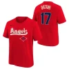 Nike Kids' Los Angeles Angels Shohei Ohtani #17 City Connect Name & Number T-Shirt -CHAMPRO SHOP 19618139322