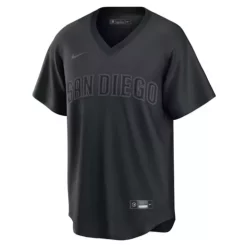 Nike San Diego Padres Fernando Tatis Jr. #23 Phantom Black Jersey -CHAMPRO SHOP 19622751019 2